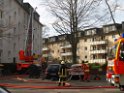 Dachgeschossbrand Koeln Muelheim Duennwalderstr  106